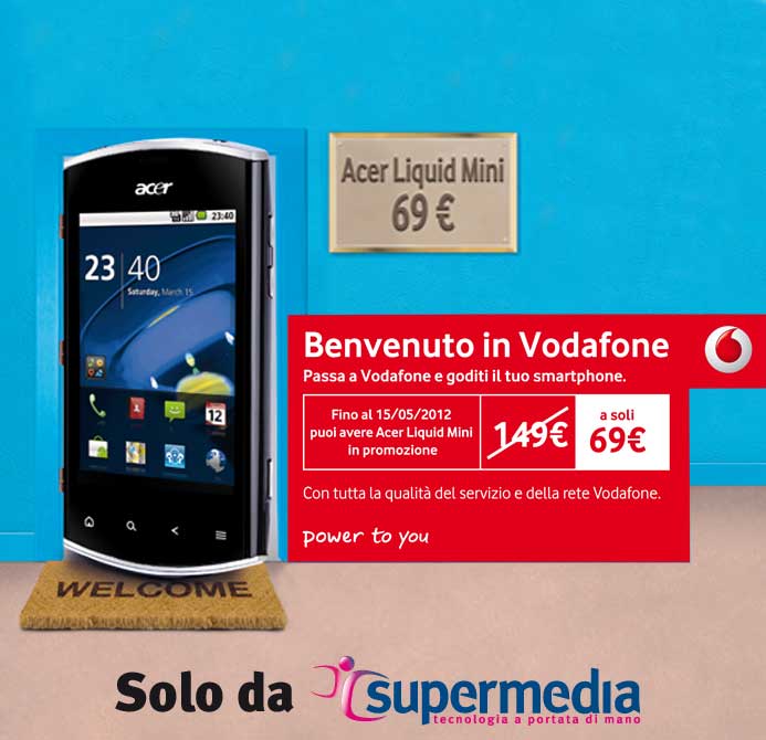 Passa a Vodafone con Supermedia